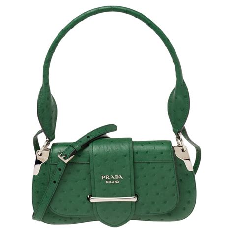 prada sidonie shoulder bag green